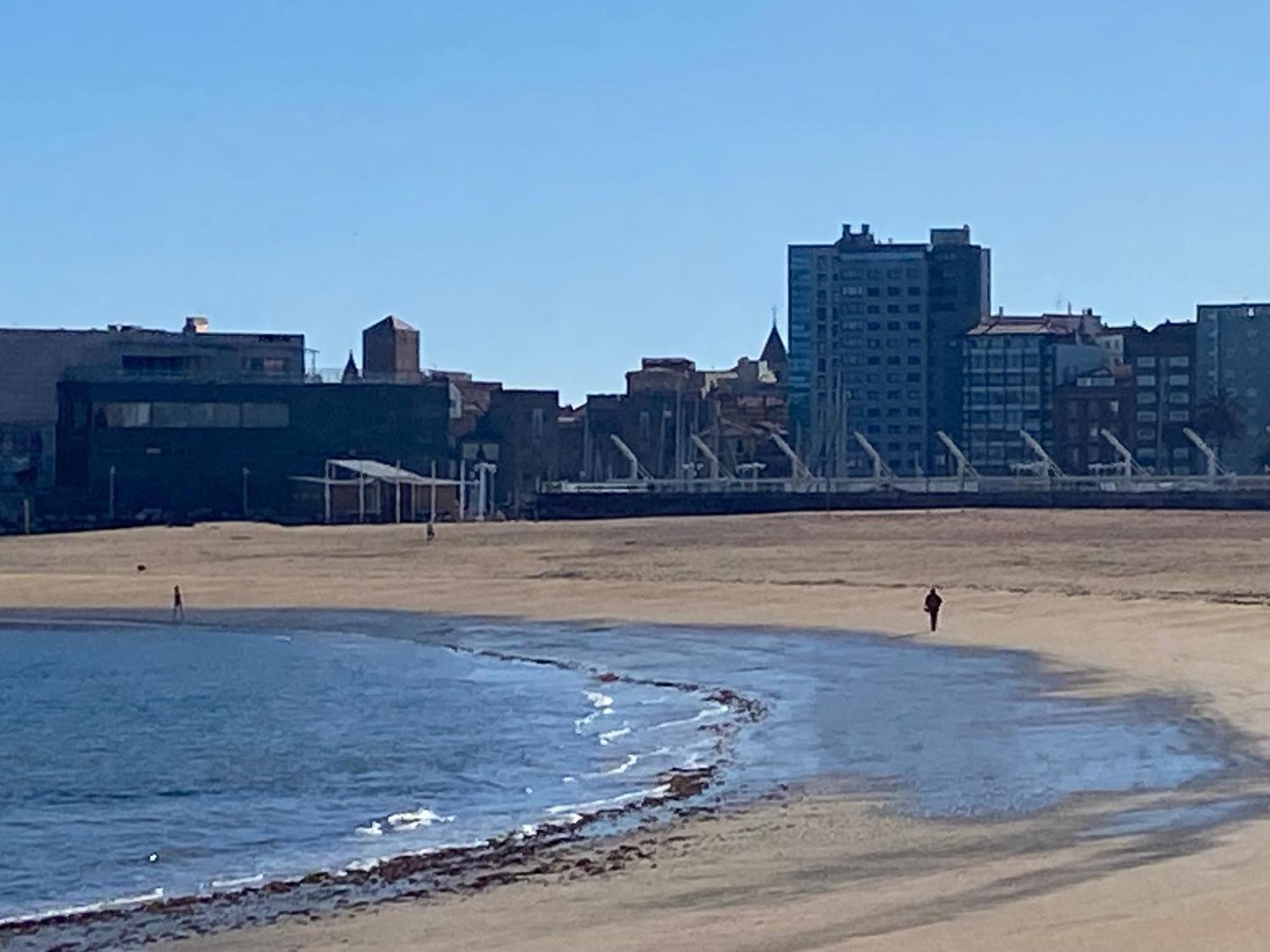 Poniente Beach Gijón Exterior foto