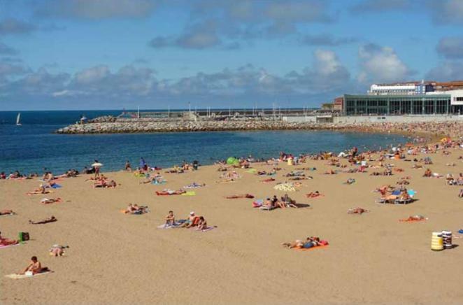 Poniente Beach Gijón Exterior foto